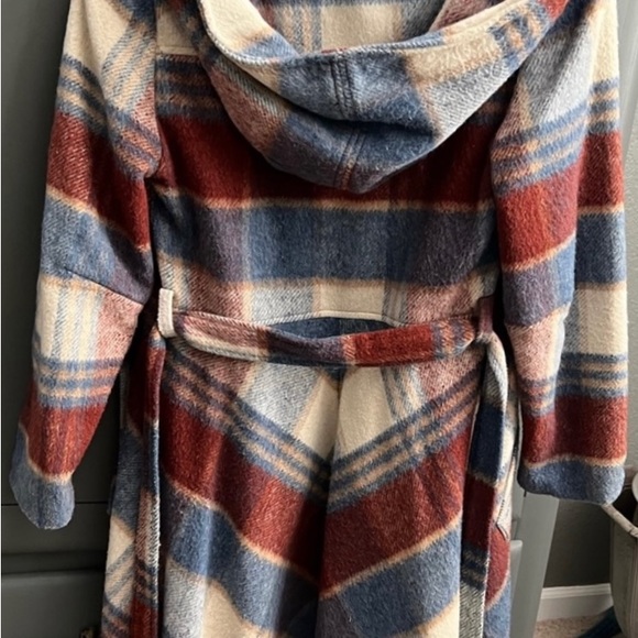 70’s hooded wool wrap coat- Vintage Coat- like NEW! - Picture 2 of 4